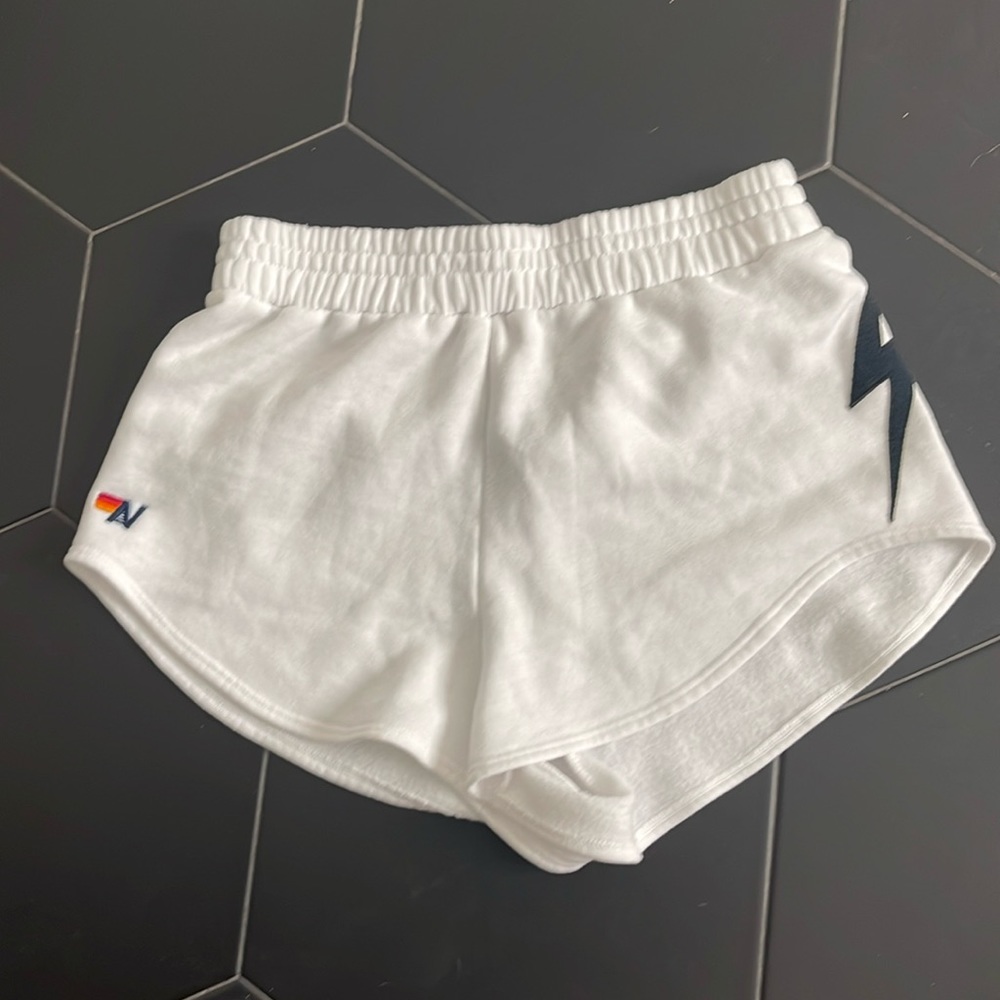 Aviator nation cotton shorts white nwt size medium